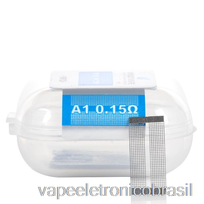 Bobinas De Folha De Malha Vape Vaporesso Vandy Vape M (10 Folhas) Bobina Dupla M - Bobina Dupla M De 0,15 Ohm A1 (10 Unidades)